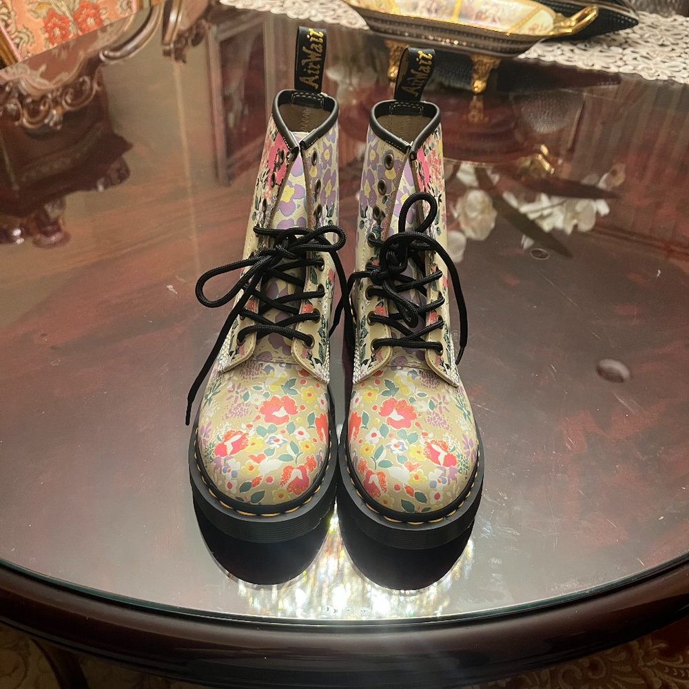 Dr. Martens 1460 Floral Mashup Leather Boots